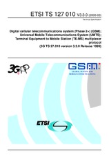 Standard ETSI TS 127010-V3.3.0 31.3.2000 preview