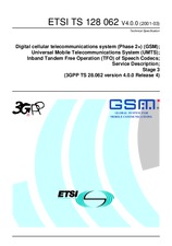 Standard ETSI TS 128062-V4.0.0 31.3.2001 preview