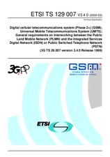 Standard ETSI TS 129007-V3.4.0 31.3.2000 preview