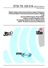 Standard ETSI TS 129016-V8.0.0 20.1.2009 preview
