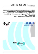 Standard ETSI TS 129018-V3.3.0 31.3.2000 preview