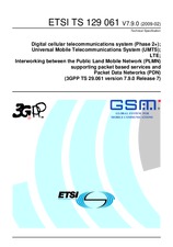 Standard ETSI TS 129061-V7.9.0 3.2.2009 preview