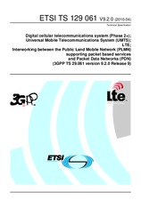 Standard ETSI TS 129061-V9.2.0 14.4.2010 preview