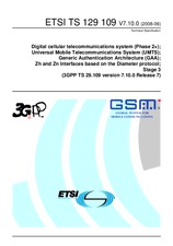 Standard ETSI TS 129109-V7.10.0 30.6.2008 preview