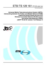 Standard ETSI TS 129161-V7.2.0 31.3.2007 preview
