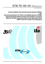 Standard ETSI TS 129161-V9.0.0 21.1.2010 preview
