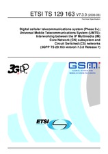 Standard ETSI TS 129163-V7.3.0 30.6.2006 preview