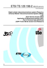 Standard ETSI TS 129198-2-V9.0.0 26.1.2010 preview