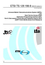 Standard ETSI TS 129198-8-V8.0.0 15.1.2009 preview