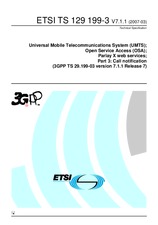 WITHDRAWN ETSI TS 129199-3-V7.1.0 28.3.2007 preview