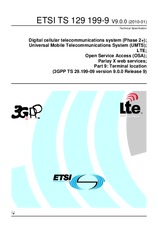 Standard ETSI TS 129199-9-V9.0.0 25.1.2010 preview