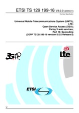 Standard ETSI TS 129199-16-V8.0.0 20.1.2009 preview