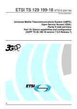 Standard ETSI TS 129199-18-V7.0.0 30.6.2007 preview