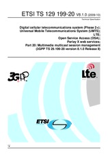Standard ETSI TS 129199-20-V8.1.0 20.10.2009 preview