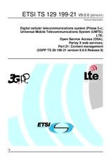 Standard ETSI TS 129199-21-V9.0.0 25.1.2010 preview
