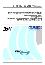 Standard ETSI TS 129204-V7.1.0 31.7.2006 preview