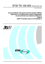 Standard ETSI TS 129205-V4.0.0 31.3.2001 preview