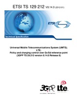 Standard ETSI TS 129212-V8.14.0 10.1.2012 preview