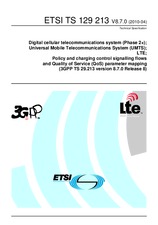 Standard ETSI TS 129213-V8.7.0 14.4.2010 preview