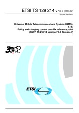 Standard ETSI TS 129214-V7.6.0 3.2.2009 preview