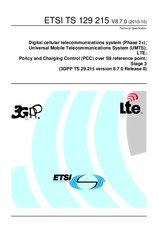 Standard ETSI TS 129215-V8.7.0 12.10.2010 preview