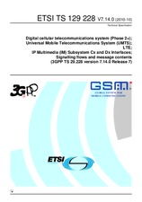 Standard ETSI TS 129228-V7.14.0 5.10.2010 preview