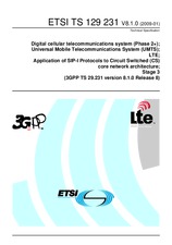 Standard ETSI TS 129231-V8.1.0 19.1.2009 preview