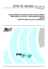 Standard ETSI TS 129232-V4.0.0 31.3.2001 preview