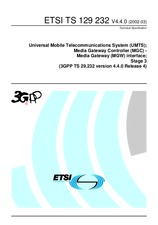 Standard ETSI TS 129232-V4.4.0 31.3.2002 preview