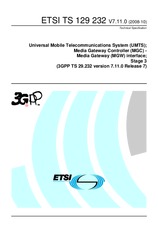 Standard ETSI TS 129232-V7.11.0 21.10.2008 preview