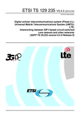 Standard ETSI TS 129235-V9.4.0 14.4.2010 preview