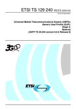 Standard ETSI TS 129240-V6.0.0 31.3.2005 preview