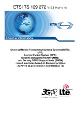 Standard ETSI TS 129272-V12.8.0 7.10.2015 preview