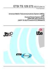 Standard ETSI TS 129273-V8.3.0 8.10.2009 preview
