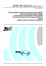 Standard ETSI TS 129274-V8.3.1 3.11.2009 preview