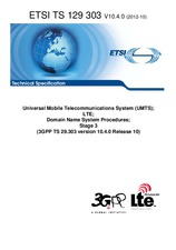 Standard ETSI TS 129303-V10.4.0 26.10.2012 preview