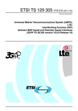 Standard ETSI TS 129305-V10.0.0 18.5.2011 preview