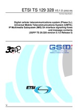 Standard ETSI TS 129328-V5.1.0 30.9.2002 preview