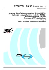 Standard ETSI TS 129333-V7.3.0 23.4.2008 preview