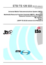 Standard ETSI TS 129333-V8.3.0 23.1.2009 preview