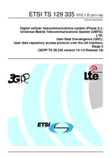 Standard ETSI TS 129335-V10.1.0 27.6.2011 preview