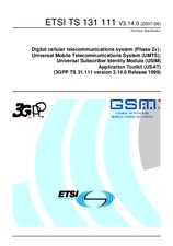 Standard ETSI TS 131111-V3.14.0 28.6.2007 preview