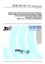 Standard ETSI TS 131111-V6.8.0 31.3.2006 preview
