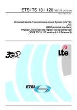 Standard ETSI TS 131120-V8.1.0 28.1.2010 preview