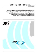 Standard ETSI TS 131124-V6.10.0 24.10.2007 preview