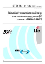 Standard ETSI TS 131130-V9.1.1 6.7.2010 preview