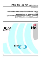 Standard ETSI TS 131213-V9.0.0 12.2.2010 preview