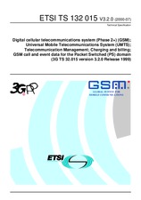 Standard ETSI TS 132015-V3.2.0 22.7.2000 preview