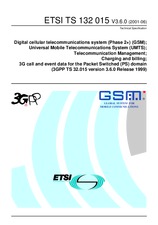 Standard ETSI TS 132015-V3.6.0 26.7.2001 preview
