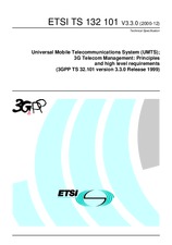 Standard ETSI TS 132101-V3.3.0 31.12.2000 preview